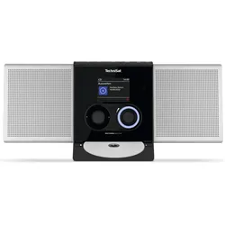 TechniSat MultyRadio 600 CD IR (DAB+, FM, Internetradio, Bluetooth, WLAN), Radio, Schwarz, Silber