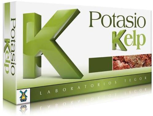 Laboratorios Tegor POTASSIUM KELP 40 CAPSULES TEGOR