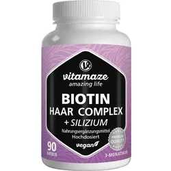 Biotin Haar Vitamine Komplex Hochdosiert +silizium 90 ST