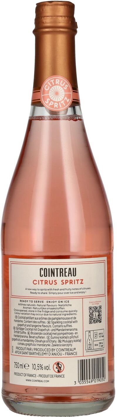Cointreau Citrus Spritz Grapefruit & Tangerine 10,5% Vol. 0,75l