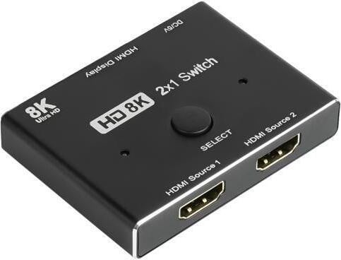 Good Connections GC-M0261 HDMI 2.1 Switch 2-poorts directioneel 8K@30Hz