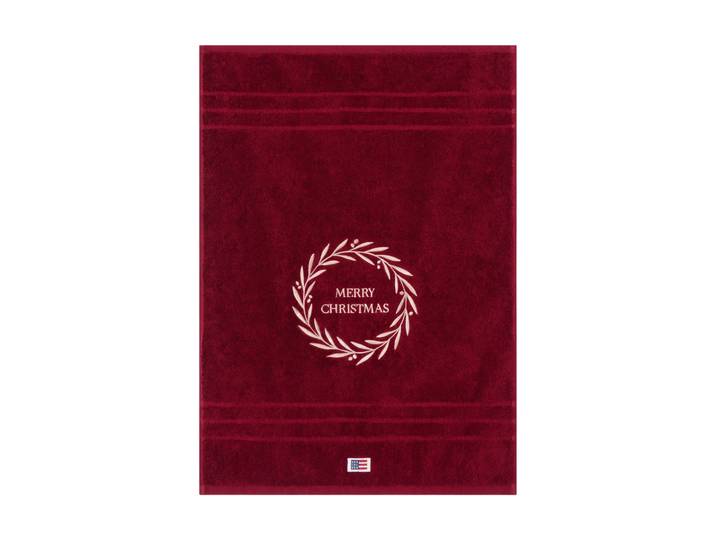 Lexington Serviette Christmas Wreath Wine, 50x70 cm