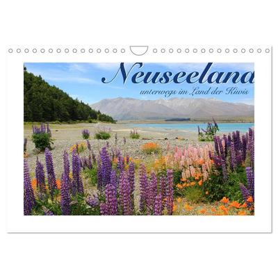 Neuseeland - unterwegs im Land der Kiwis (Wandkalender 2026 DIN A4 quer), CALVENDO Monatskalender