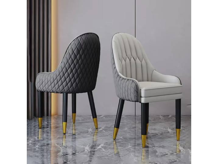 Ensemble de 2 chaises de salle à manger design, chaises de salle à manger ergonomiques de luxe, style nordique moderne, meubles de salle à manger haut de gamme