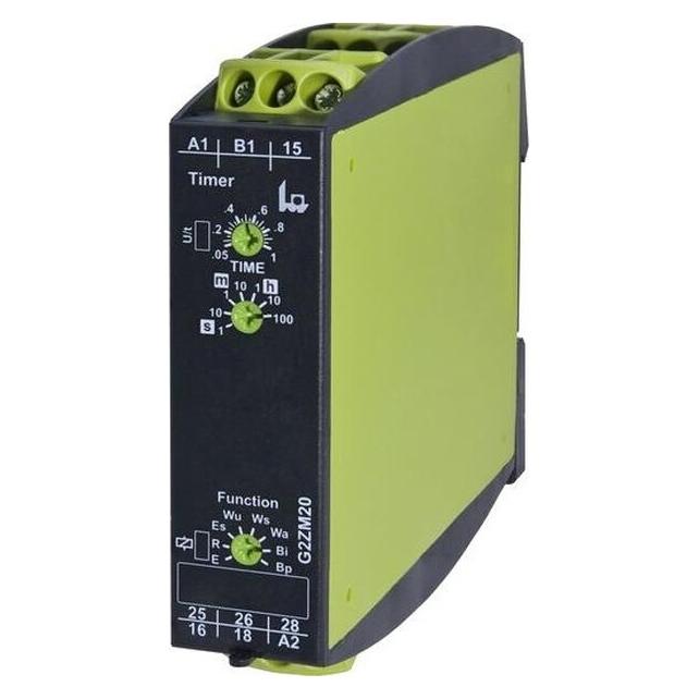 Tele G2ZM20 12-240VAC/DC Multifunktion (8 Fkt.), 2 Wechsler, 12-2 G2ZM2012240VACD (120401)