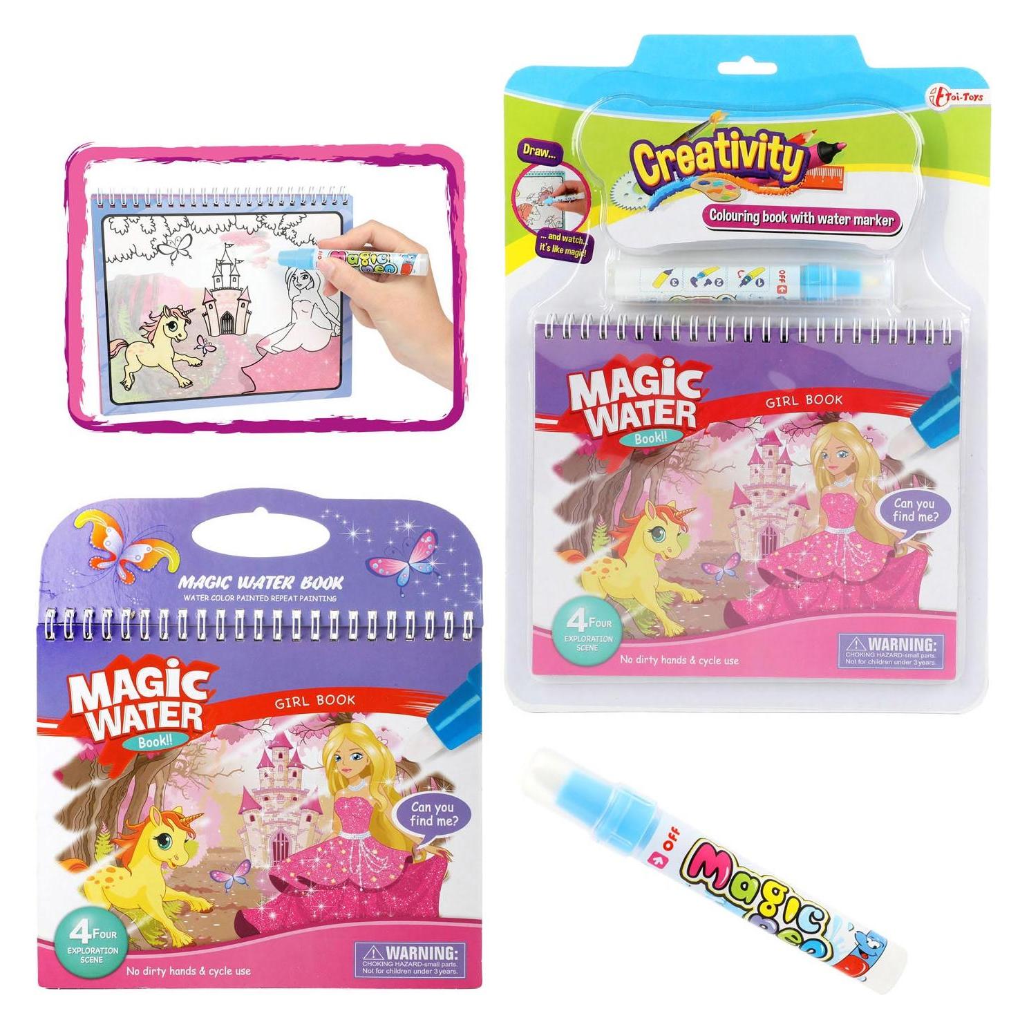 Toi-Toys Kreativität Malen mit Wasserprinzessin mit Marker (043.46845)