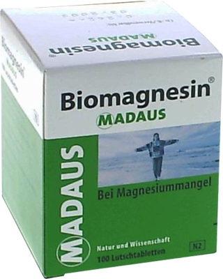Cooper Consumer Health Deutschland GmbH BIOMAGNESIN Madaus Lutschtabletten 100 St 01500153