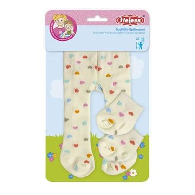 Puppen-Strumpfhose mit Söckchen ''Herz Konfetti'', Gr. 35-45 cm