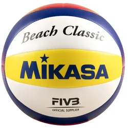 MIKASA BV552C Beach Classic Beachvolleyball 000 - blau/gelb/weiß 5
