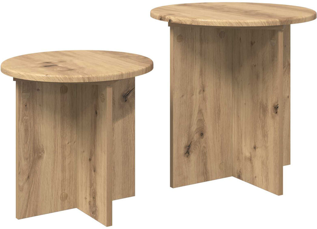17 Stories End Table Brown 45cm H X 45cm W X 45cm D