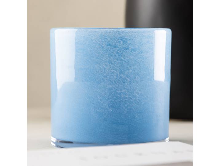 Photophore 12cm Bleu clair
