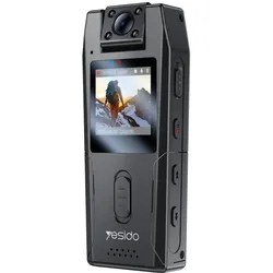 Yesido Video Recorder with Night Vision 1.3" 1080P - Black (1920 x 1080 Pixels), Netzwerkkamera, Schwarz