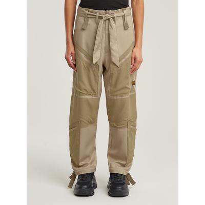 Cargohose G-STAR "Tone On Tone Cargohose", Damen, Gr. 27, beige (light toggee), Obermaterial: 100% Lyocell, Hosen Cargohose