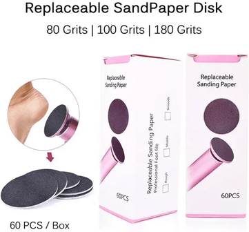Inspire Essentials SmoothStep Electric Foot Callus Remover Kit 80