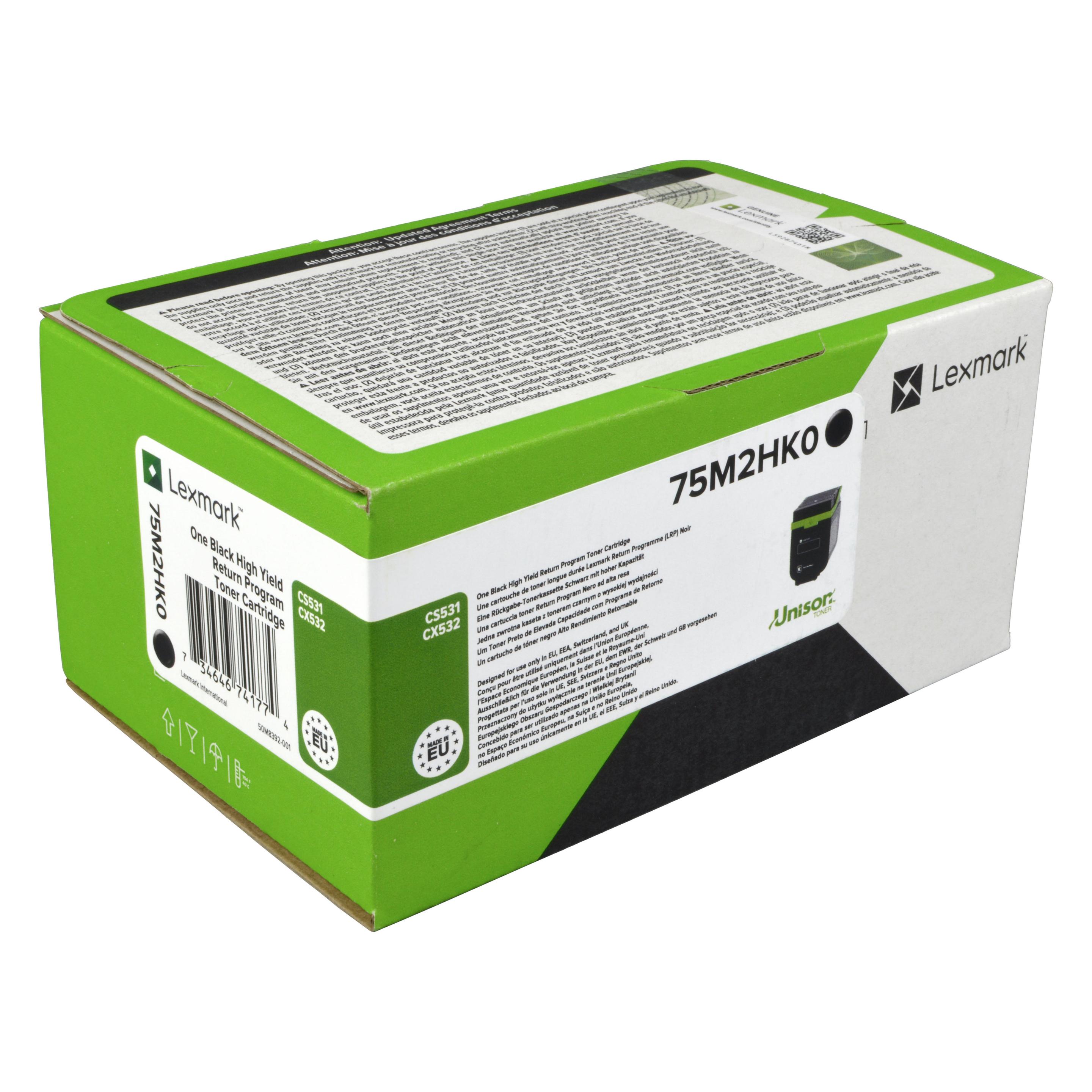 Lexmark Lxk CS531,CX532 Blk Rtn 15.8K Crtg (BK) (75M2HK0)