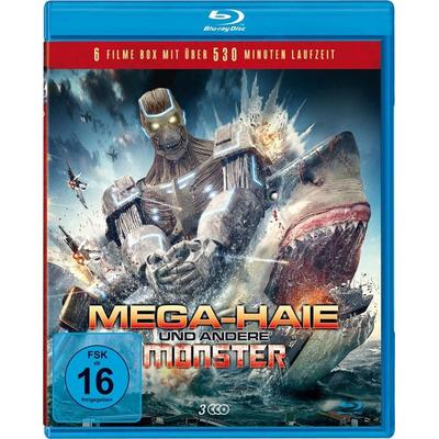 Mega-Haie und andere Monster [3 BRs], Blu-ray