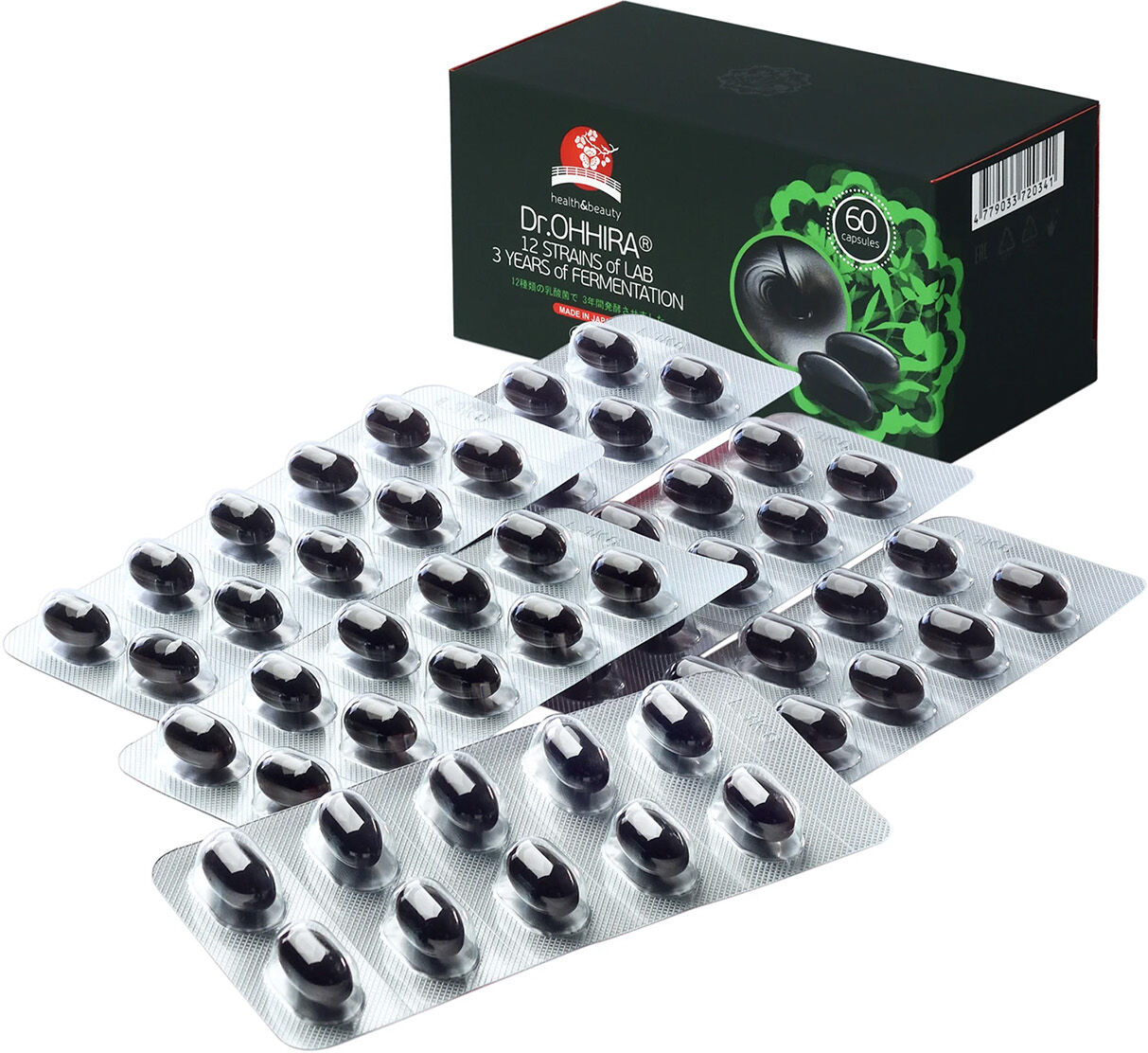 DR. OHHIRA 12 Strains Of Lactic Acid Bacteria 60pcs
