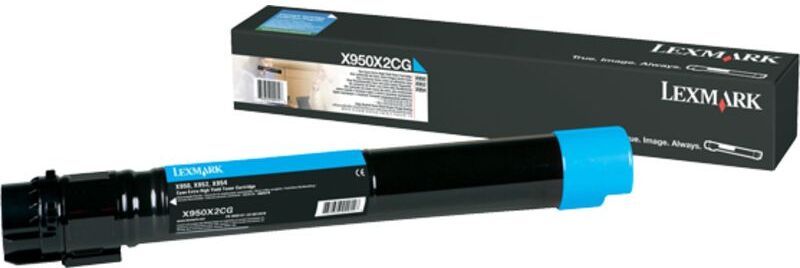 Lexmark X950X2CG - Cyan - Toner - Extra hohe Kapazität
