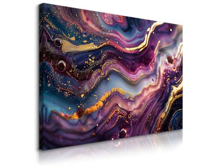 Muralo Wandbilder Abstrakter Marmor, Aufhängefertig, Kunstdruck - 100x70 cm