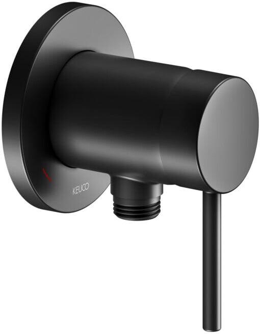 Keuco Kit de montage IXMO SOLO Soft UP-Br.-EHM, raccord flexible, rond, noir mat (59552370201)