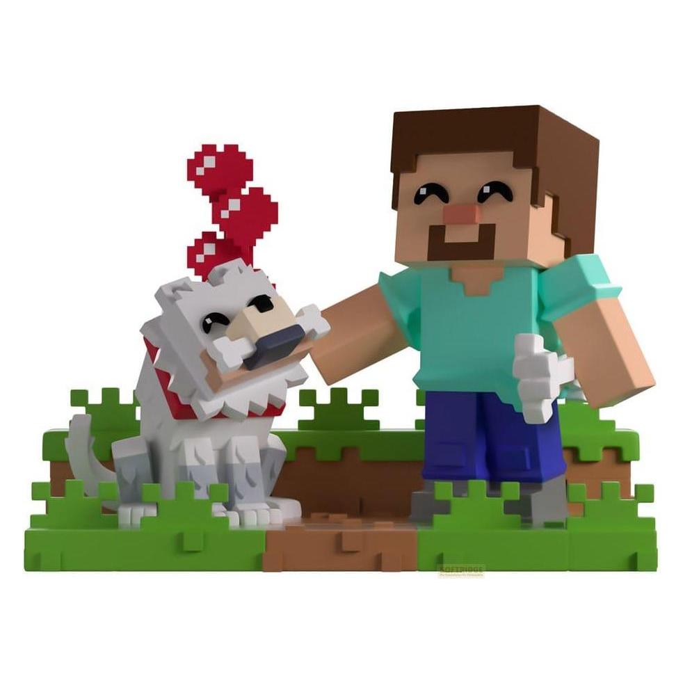 Youtooz Minecraft Vinyl Figur Taming a Wolf 10 cm (YOTO43096)