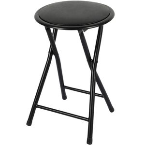 Spetebo Klapphocker 4253, Falthocker, schwarz, belastbar bis 80 kg
