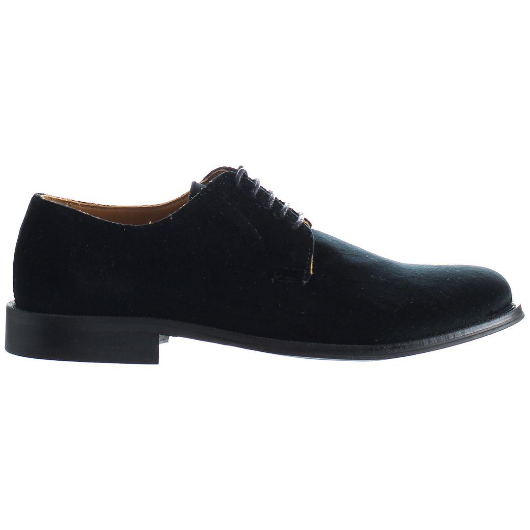 Hackett Derby Herren schwarze Schuhe