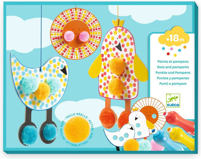 Coffret Des Points et des pompons Dans le ciel - Djeco