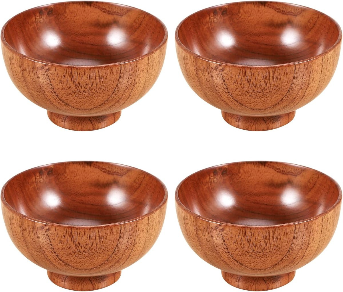 Houten Kom Japanse Stijl Natuurlijk 11,5 cm