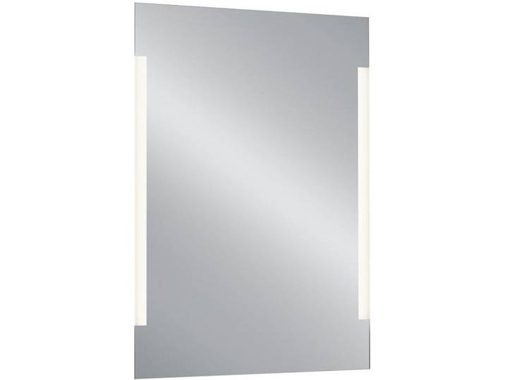 Badezimmerspiegel Lucia, Glas, rechteckig, 50x70x3 cm, senkrecht und waagrecht montierbar, Badezimmer, Badezimmerspiegel, Badspiegel