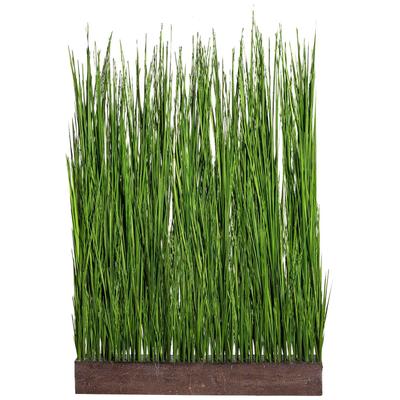 Kunstgras CREATIV GREEN "Gras Raumteiler", grün, B:92cm H:150cm T:10cm, Kunststoff, Kunstpflanzen