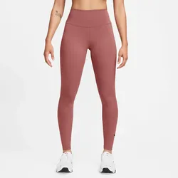 Nike One Damen Leggings mit hohem Bund - Habanero/University Red - XL