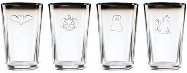 Lenox Halloween Embossed Tumblers, Set of 4