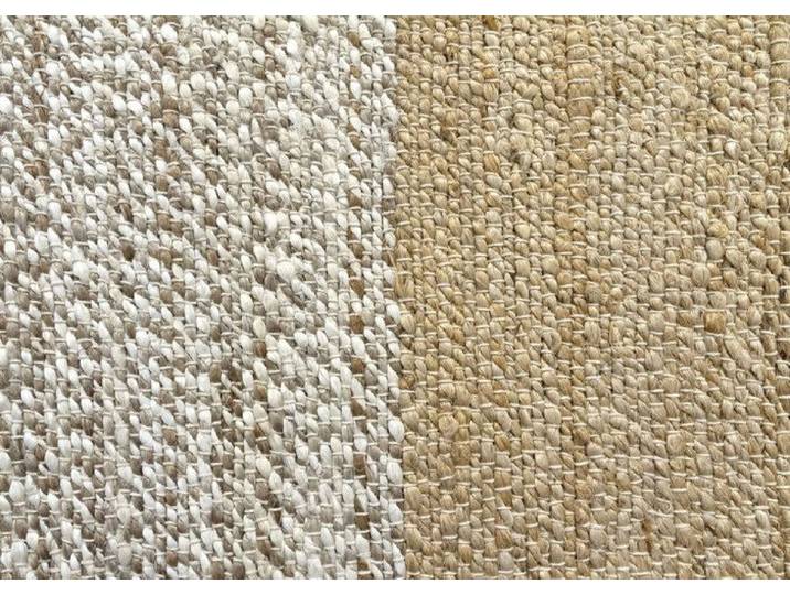 Tapis de Jute - Tapis Jute Nur HAMID 100% Fibre de Jute Naturelle - ( D2 200 x 200 cm )