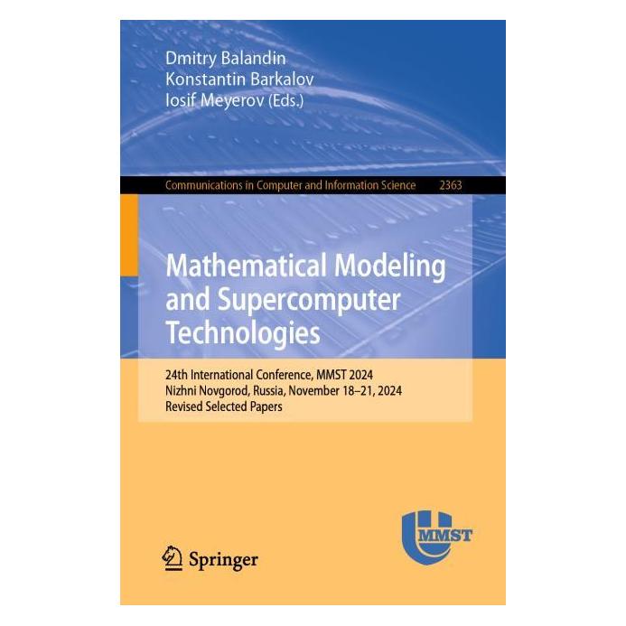 Springer Mathematical Modeling and Supercomputer Technologies (Englisch, Softcover, Konstantin Barkalov) (53636646)