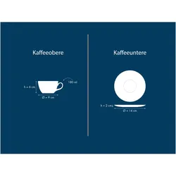 CreaTable, Tasse, Bistrot (180 ml, 4x)