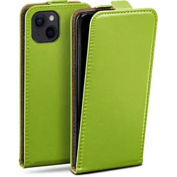 moex Flip Case iPhone 14 Klapphülle Leder Optik