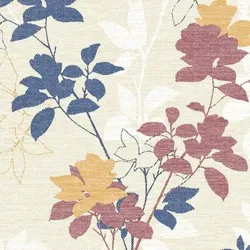 Mank Serviette Airlaid Chrissy in Creme-Bordeaux,  40 x 40 cm, 50 Stück - Herbst Blätter Laub
