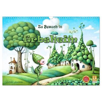 Zu Besuch in Erbsheim (Wandkalender 2027 DIN A3 quer), CALVENDO Monatskalender
