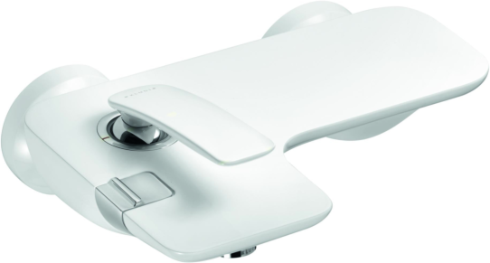 Kludi Balance White Wannenarmatur 524459175 Aufputz, chrom/weiß