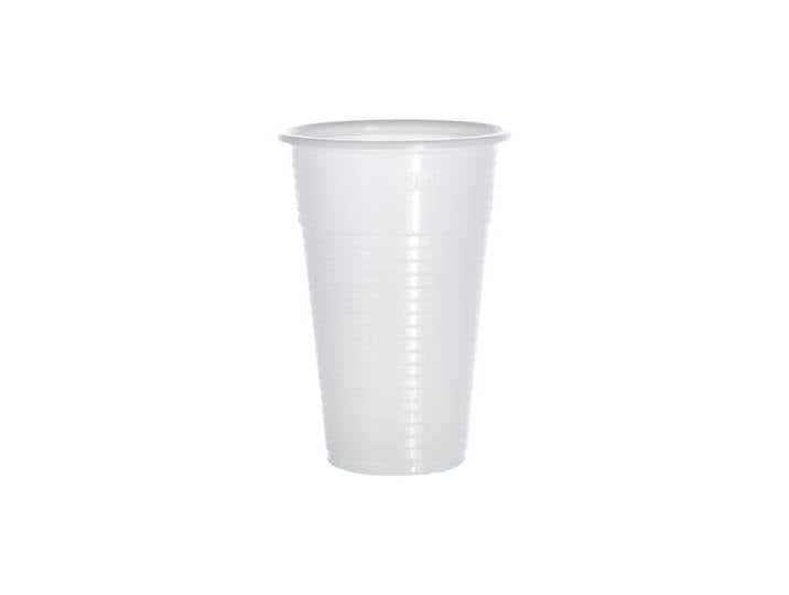 daybays Trinkbecher 200 ml Ø7 cm, 6000 Stück, Weiß Plastikbecher, Einwegbecher, Kaltgetränkebecher, Partybecher und Ausschankbecher