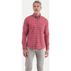 Hemd mit Karomuster 345 MUTED RED XL