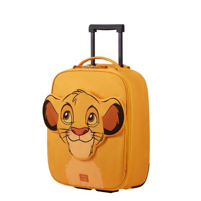 Handgepäck-Trolley SAMSONITE "SAMMIES DISNEY", Kinder, Gr. B/H/T: 36cm x 45cm x 19cm 30 l, gelb (simba), Koffer, kompakte Maße, für übersichtliche Organisation