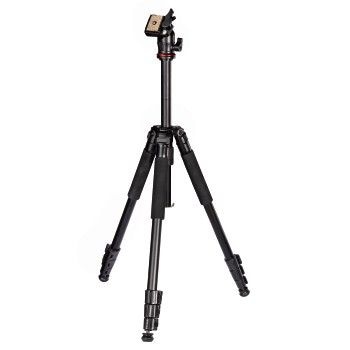 Hama 004291 Traveller 163 Ball 3 Bein(e) Stativ Digitale Film/Kameras (Schwarz) 00004291
