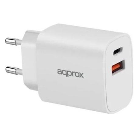 Approx Wandladegerät! APPUSBWALL20W (20 W, 2 Ports) (TBKAPPROXAPPUSBWALL20W)