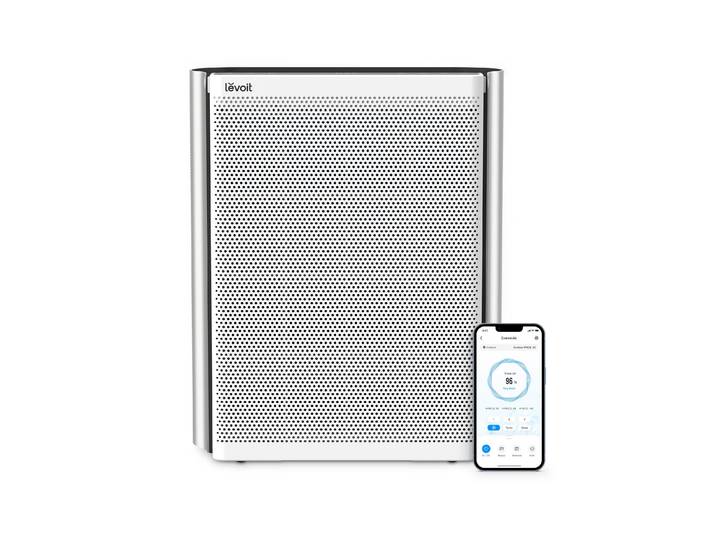 LEVOIT Luftreiniger EverestAir 130 m² , weiss (silber), B:48cm H:21,6cm T:58,9cm, Luftreiniger, Luftreiniger