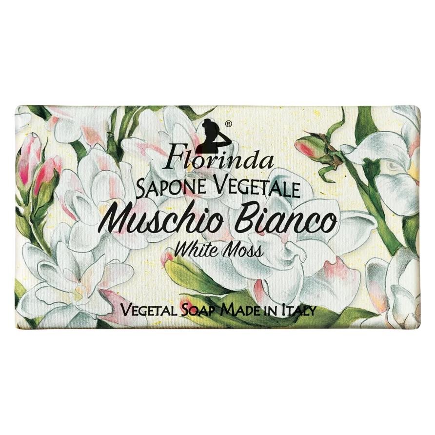 Florinda , Weisses Moos, Vegan, Feuchtigkeitsspendend & Reinigend, Moschus, Duftseife, Körper, 100 g (100 g) (41309619)