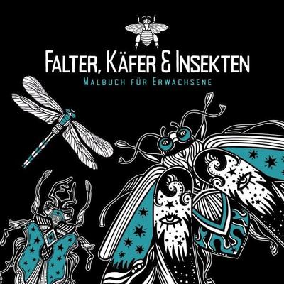 Falter, Käfer und Insekten - Malbuch für Erwachsene, Taschenbuch von Musterstück Grafik, Epubli, 978-3-7529-8585-6
