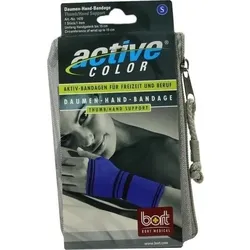 BORT ActiveColor Daumen Hand Band.S blau 1 St
