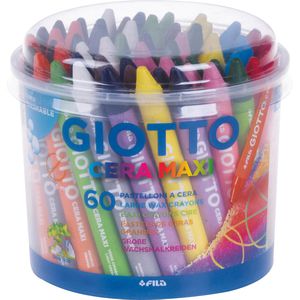 GIOTTO-Fila Wachsmalstifte Cera Maxi 5192 00, 60 Stück